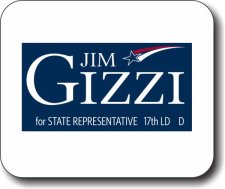 (image for) Elect Jim Gizzi Mousepad