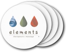 (image for) Elements Therapeutic Massage Coasters (5 Pack)