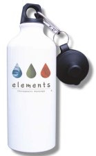 (image for) Elements Therapeutic Massage Water Bottle - White