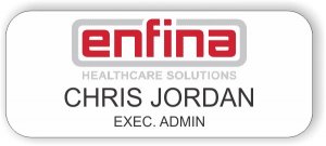 (image for) Enfina Healthcare Solutions White Badge