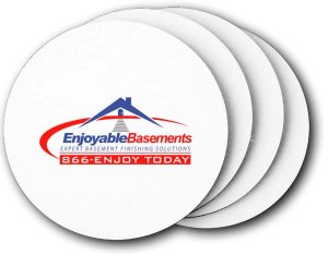 (image for) Enjoyable Basements Coasters (5 Pack)