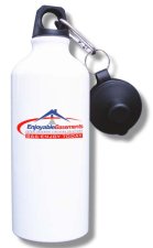 (image for) Enjoyable Basements Water Bottle - White