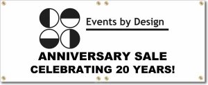 (image for) Events by Design, Inc. Banner Logo Center