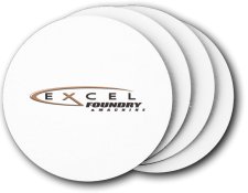 (image for) Excel Foundry and Machine Coasters (5 Pack)