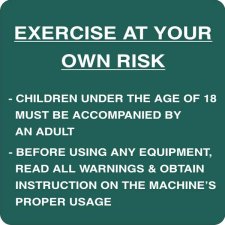 (image for) HT1370 - Hawthorn Exercise at Your Own Risk
