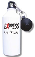 (image for) Express Healthcare Water Bottle - White