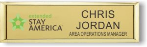 (image for) Extended Stay America Gold Small Executive Badge