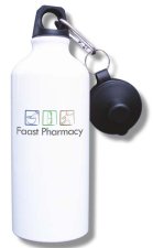 (image for) Faast Pharmacy Water Bottle - White