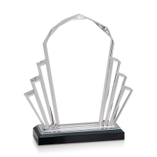 (image for) Silver Faceted Impress Acrylic Award - Large