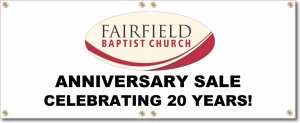 (image for) Fairfield Baptist Church Banner Logo Center