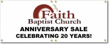 (image for) Faith Baptist Church Banner Logo Center
