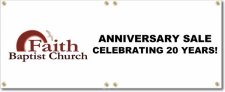 (image for) Faith Baptist Church Banner Logo Left