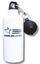 (image for) Families United Water Bottle - White