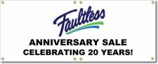 (image for) Faultless Linen Banner Logo Center