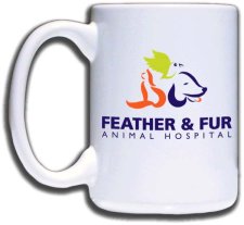 (image for) Feather & Fur Animal Hospital Mug
