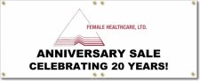 (image for) Female Healthcare Banner Logo Center