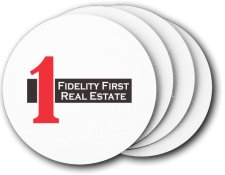 (image for) Fidelity First Real Estate Coasters (5 Pack)