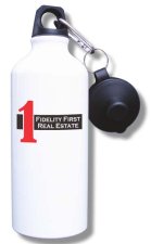 (image for) Fidelity First Real Estate Water Bottle - White