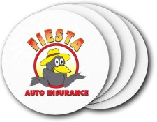 (image for) Fiesta Auto Insurance Coasters (5 Pack)