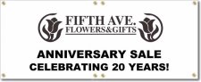 (image for) Fifth Avenue Flowers and Gifts Banner Logo Center