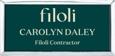 (image for) Filoli Silver Executive Green Badge - Contractors