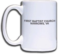 (image for) First Baptist Church of Narrows Mug