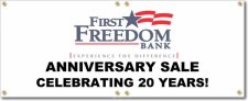 (image for) First Freedom Bank Banner Logo Center