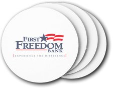 (image for) First Freedom Bank Coasters (5 Pack)