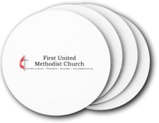 (image for) First United Methodist Church Coasters (5 Pack)