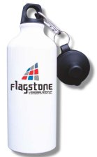 (image for) Flagstone Lending Group Water Bottle - White