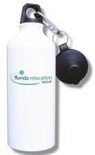 (image for) Florida Relocation Group Water Bottle - White