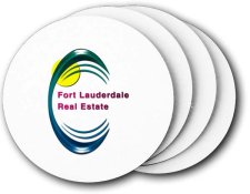 (image for) Fort Lauderdale Real Estate Coasters (5 Pack)