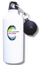 (image for) Fort Lauderdale Real Estate Water Bottle - White
