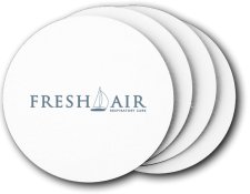 (image for) FreshAir Respiratory Care, Inc. Coasters (5 Pack)