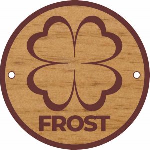 (image for) Adam Frost Wooden Drum Badge