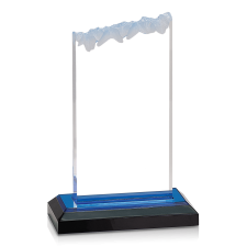 (image for) Blue Frosted Impress Acrylic Award - Large