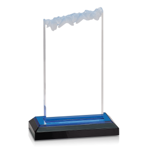 (image for) Blue Frosted Impress Acrylic Award - Large