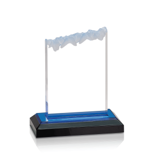 (image for) Blue Frosted Impress Acrylic Award - Small