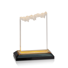 (image for) Gold Frosted Impress Acrylic Award - Small