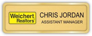 (image for) Weichert Realtors Gold Rounded Executive Badge