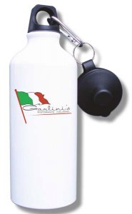 (image for) Garlini\'s Restaurant Water Bottle - White