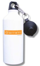 (image for) Garrett Leather Corp. Water Bottle - White