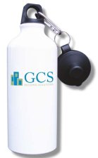 (image for) GCS Building Solutions Water Bottle - White