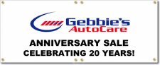 (image for) Gebbie's AutoCare Banner Logo Center