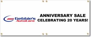 (image for) Gebbie\'s AutoCare Banner Logo Left