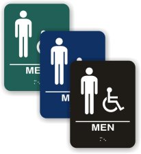 (image for) Men's Restroom Sign