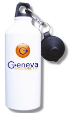 (image for) Geneva Broadband Water Bottle - White