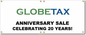 (image for) Globe Tax Banner Logo Center