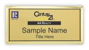 (image for) Century 21 AA Realty Executive Gold Badge w/ Realtor Logo