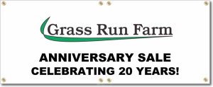 (image for) Grass Run Farm, Inc. Banner Logo Center